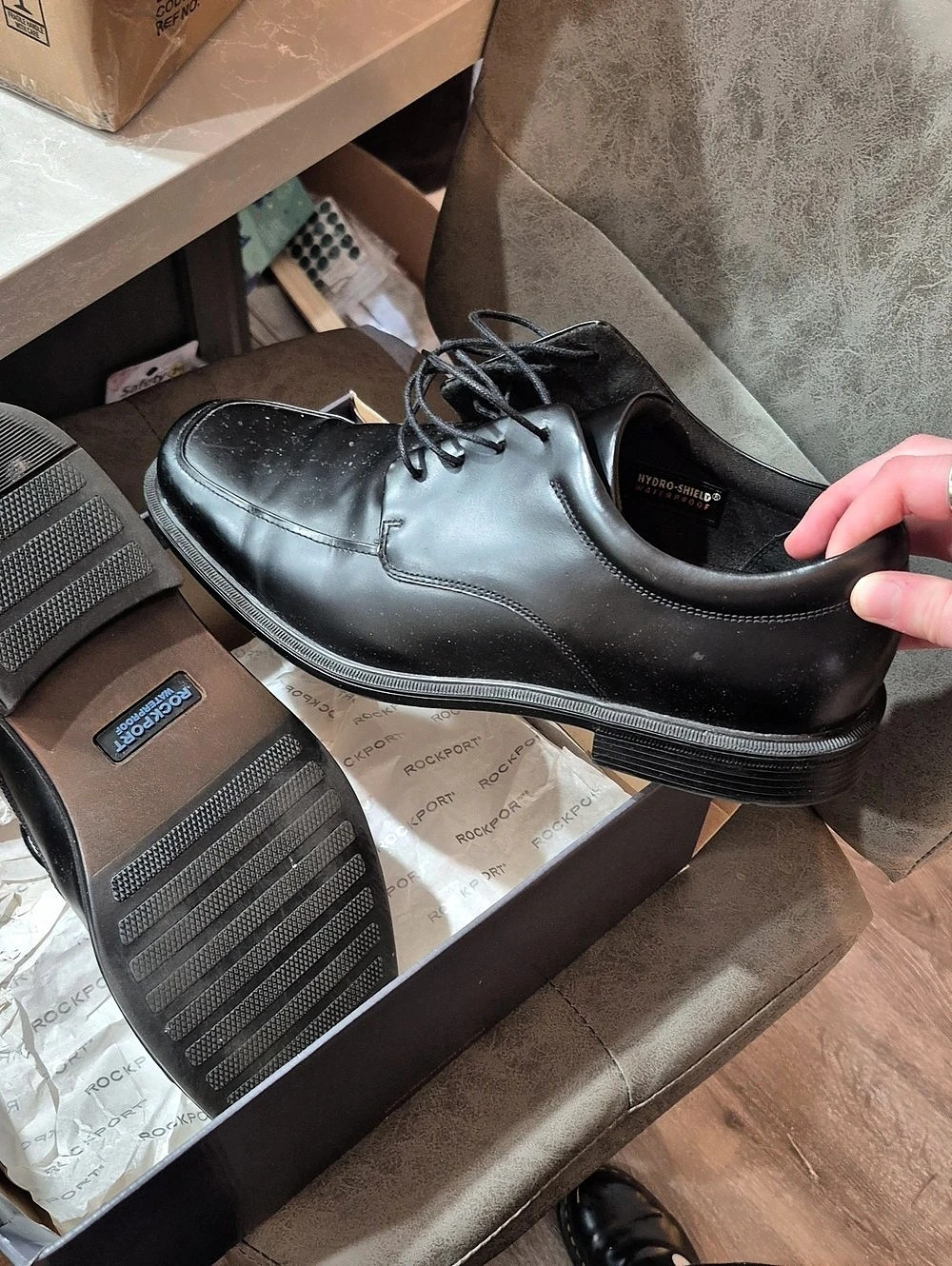 Rockport Northfield Waterproof Oxford Men's Black Oxfords
